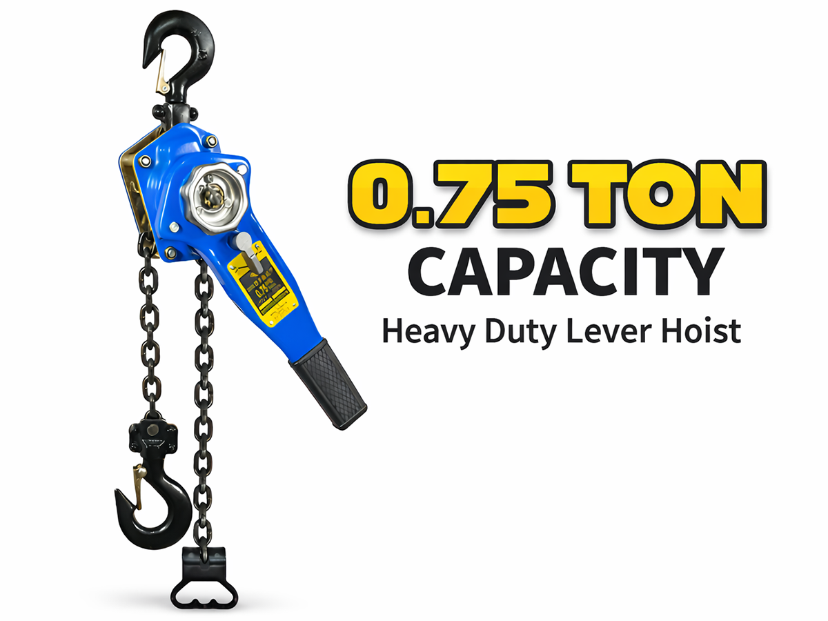 Lever Block Chain Hoist 0.75 Ton 1.5m G80 Ratchet Come Along Lifter