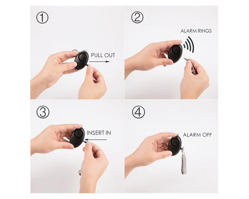 Personal Alarm for Women 140dB – LED Safety Personal Alarm for Women