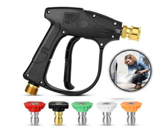 Pressure Washer Gun 3000 PSI – High Pressure Washer Gun with Nozzles