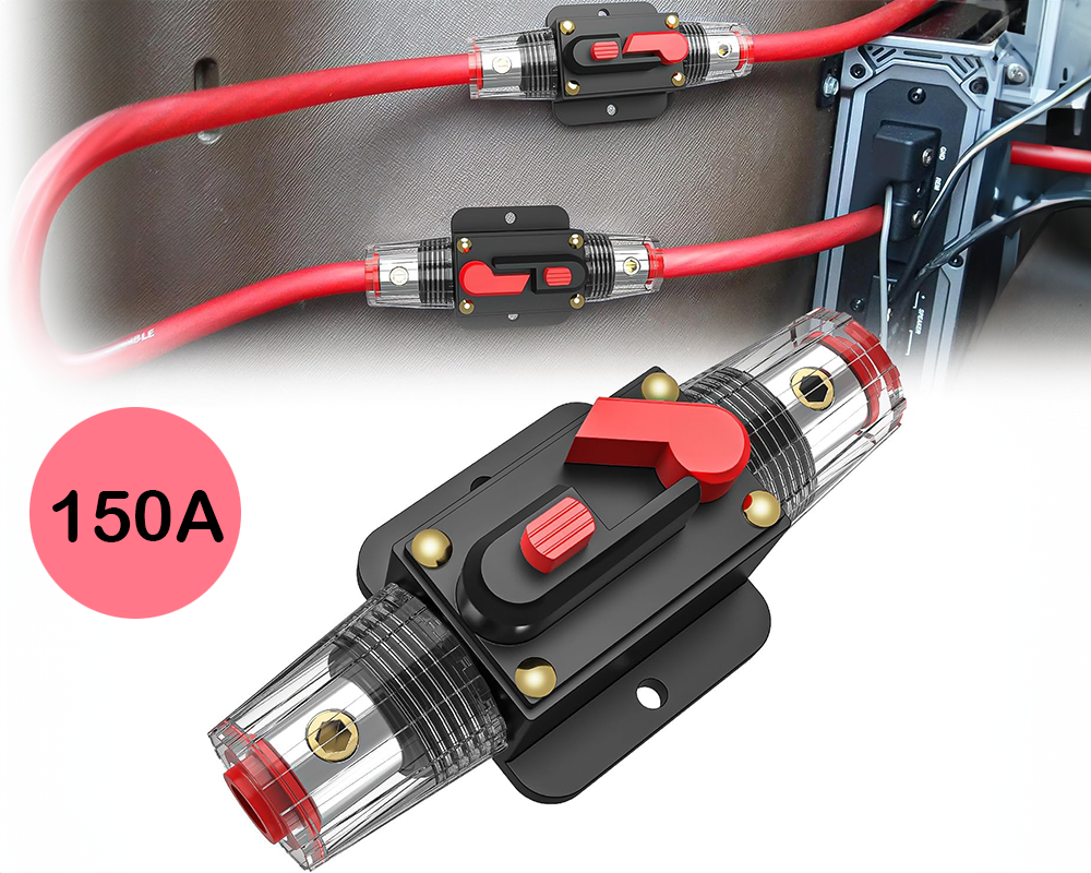 Inline Circuit Breaker 150A – Heavy Duty Inline Circuit Breaker 12V