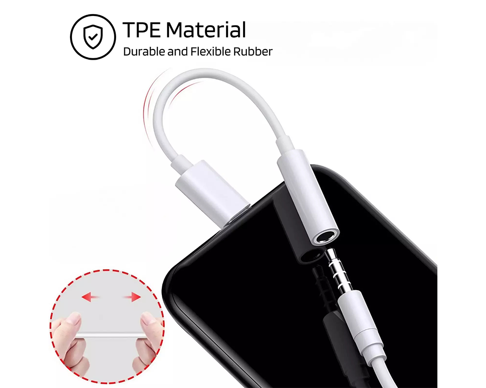 USB Type C TO 3.5mm Female Headphone Jack Adapter AUX Stereo Speaker Audio Cable