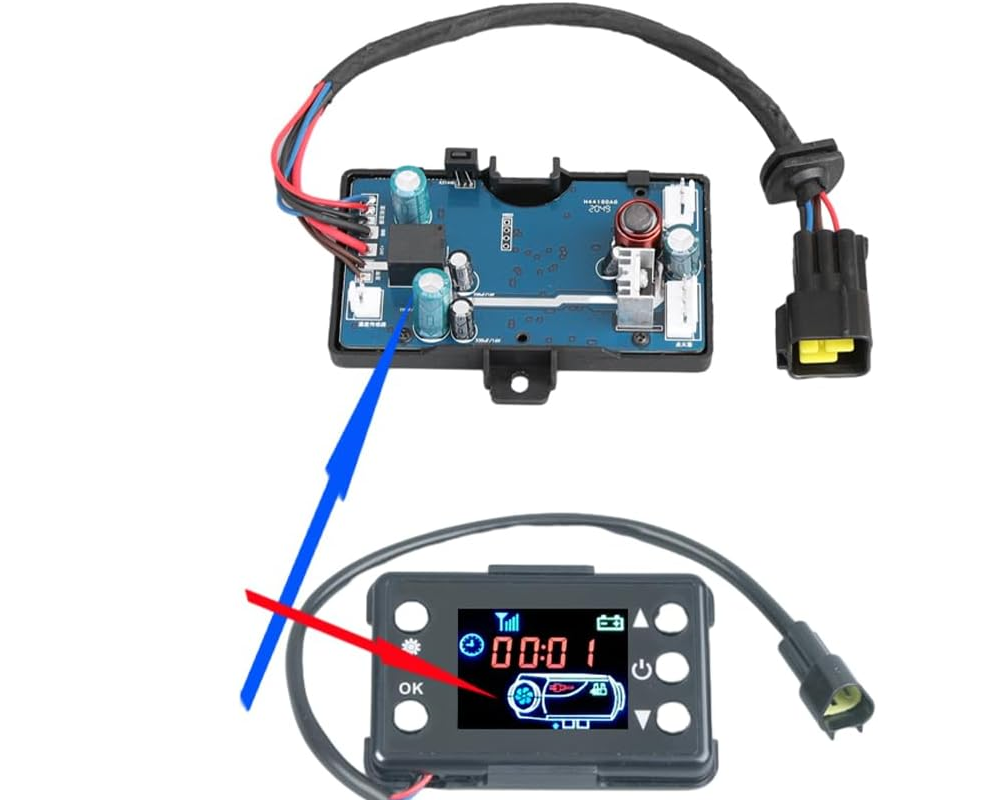 12V Diesel Air Warmer Control Board – Replacement Motherboard for 8KW