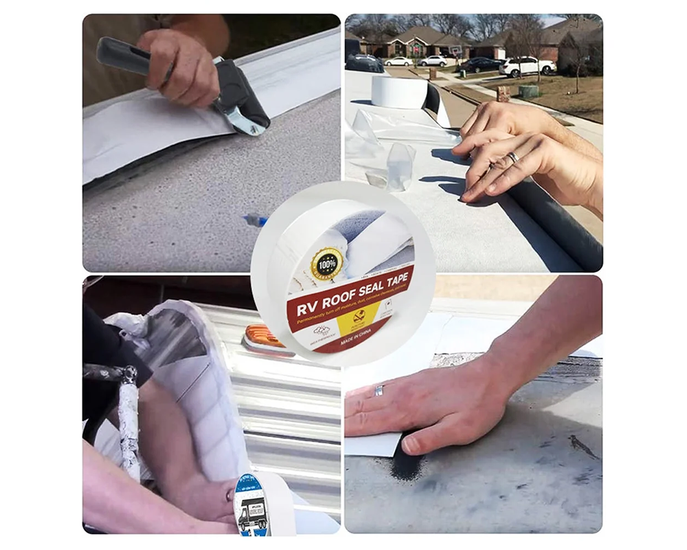 RV Roof Sealant Tape – 2" x 50ft Waterproof Leak Repair Tape for Camper, Trailer & Motorhome