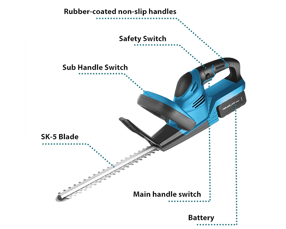 Cordless Hedge Trimmer 22 Inch