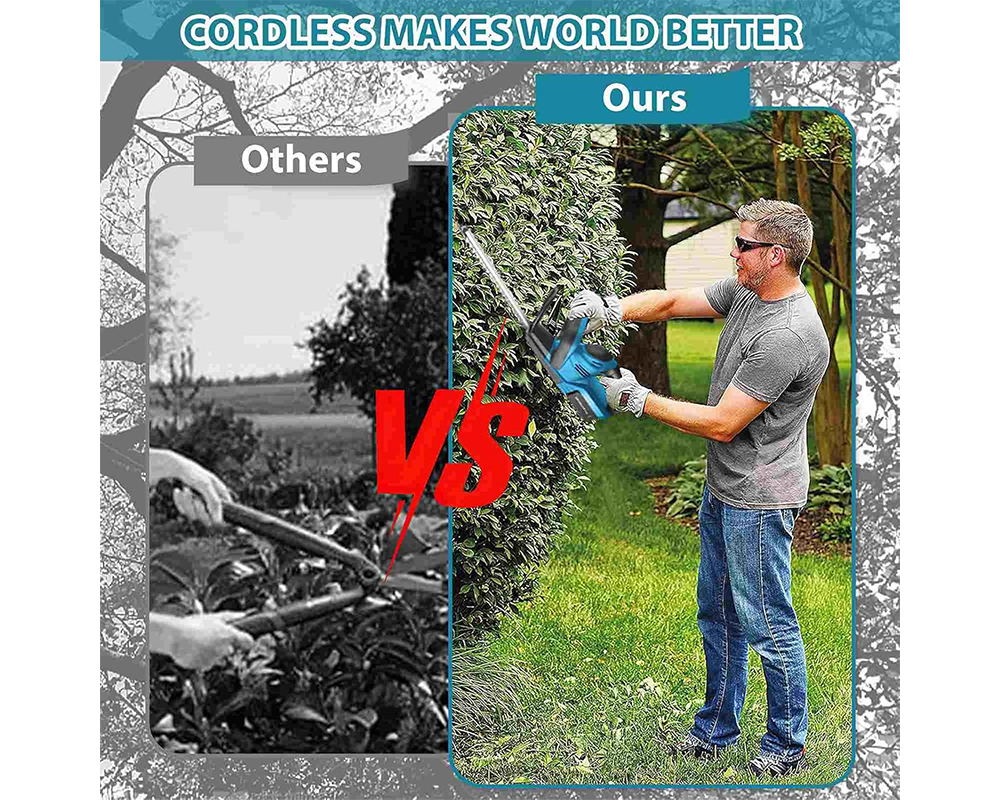 Cordless Hedge Trimmer 22 Inch