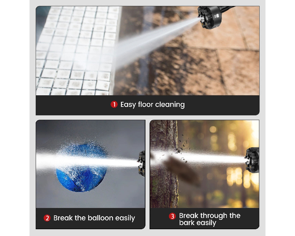 High Pressure Washer Gun Cordless High Pressure Washer Gun for Car & Garden