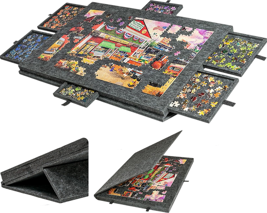 Portable Jigsaw Puzzle Table – Tilting Portable Jigsaw Puzzle Table