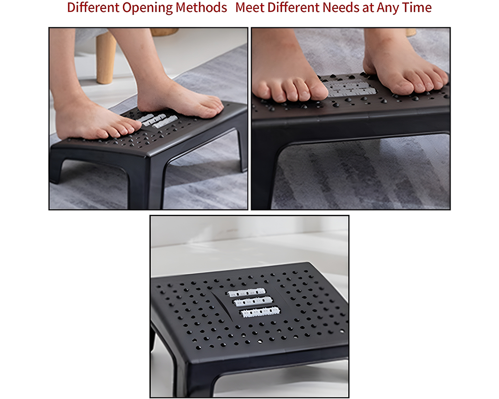 Foot Rest with Massage Roller – Ergonomic Leg Support for Home & Office