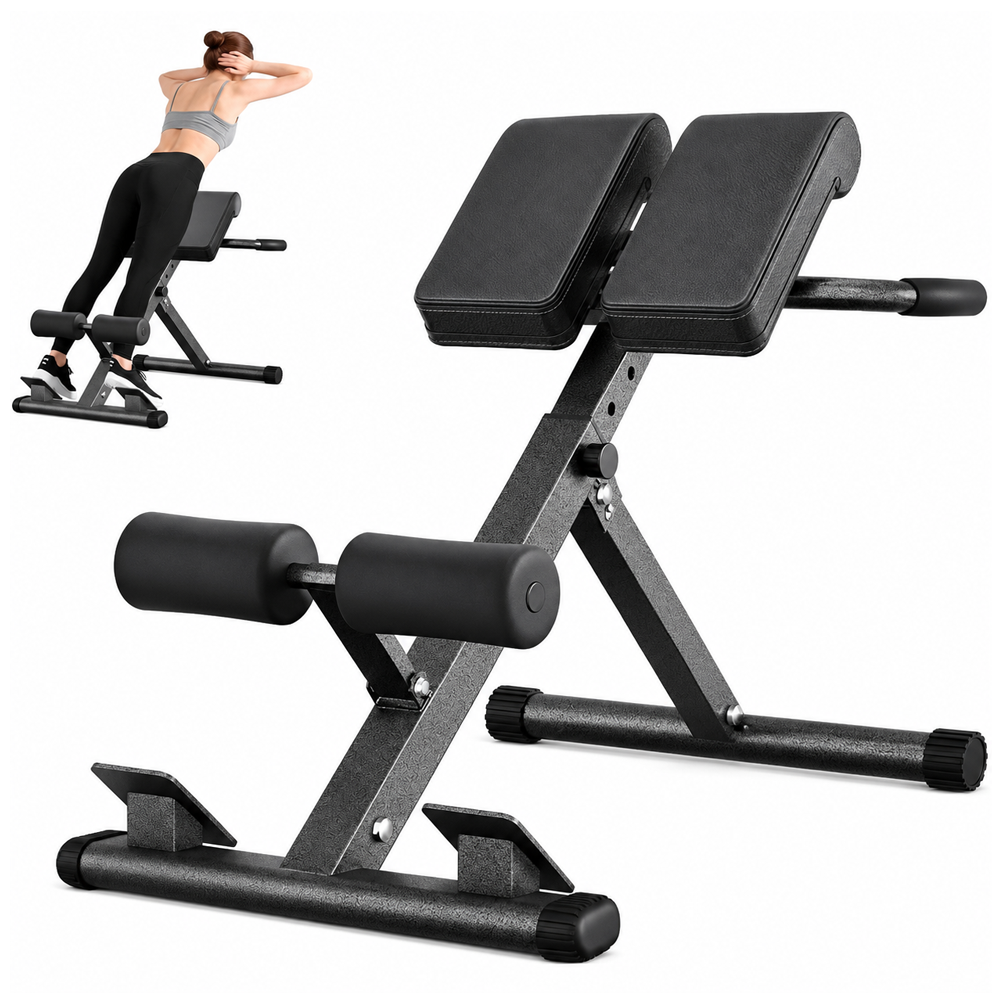 Adjustable Roman Chair Hyperextension Bench