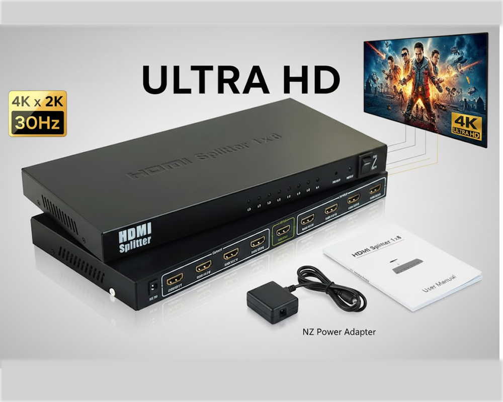 HDMI Splitter 8 in 1 Splitter for HDMI