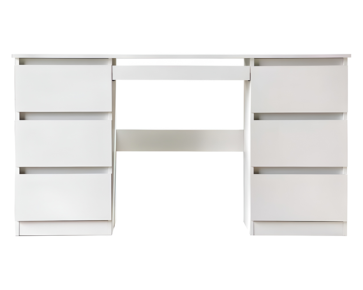 Office Desk Dressing Table With 6 Drawers