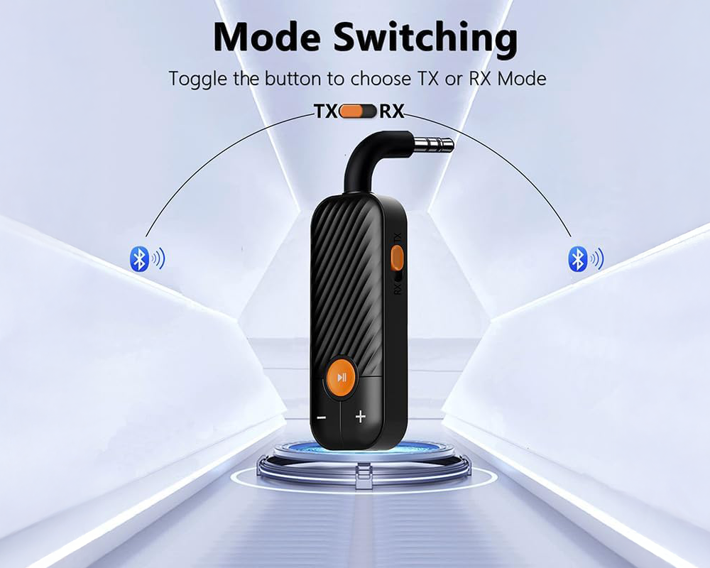 Bluetooth Audio Adapter 2 in 1 Transmitter & Receiver for TV, Car Stereo & Headphones