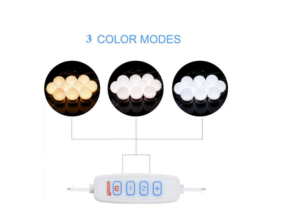 Vanity Mirror LED Bulb Lighting Kit