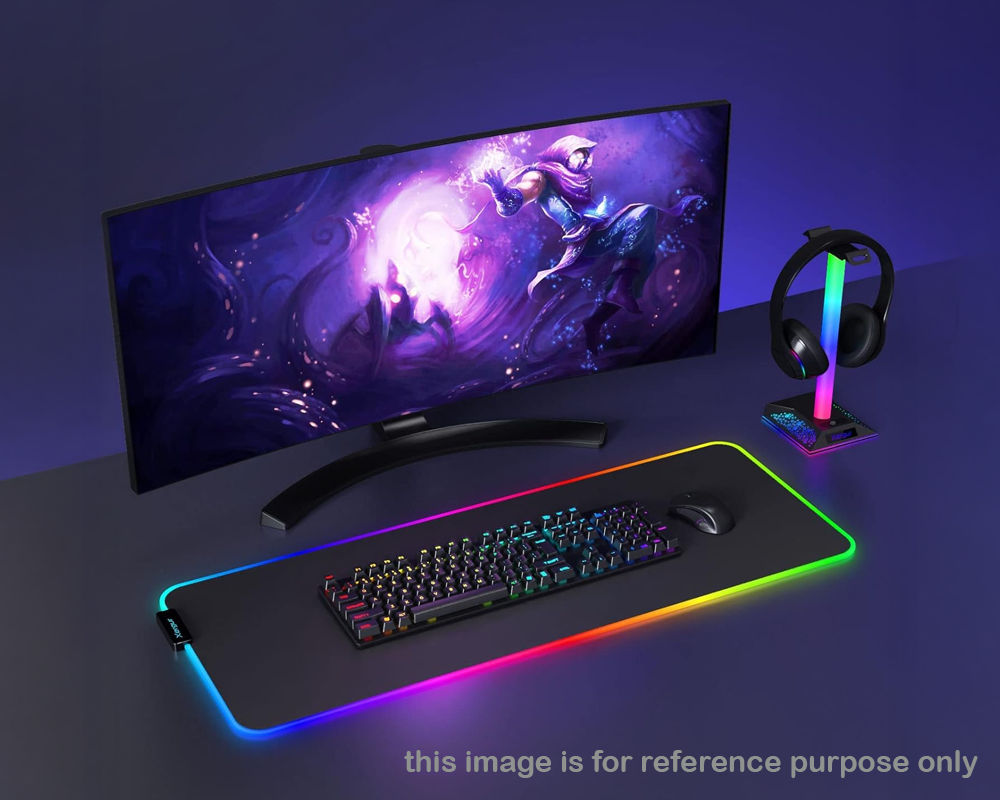 RGB Gaming Headphone Stand – Stylish Headset Holder for Gaming Desk Setup