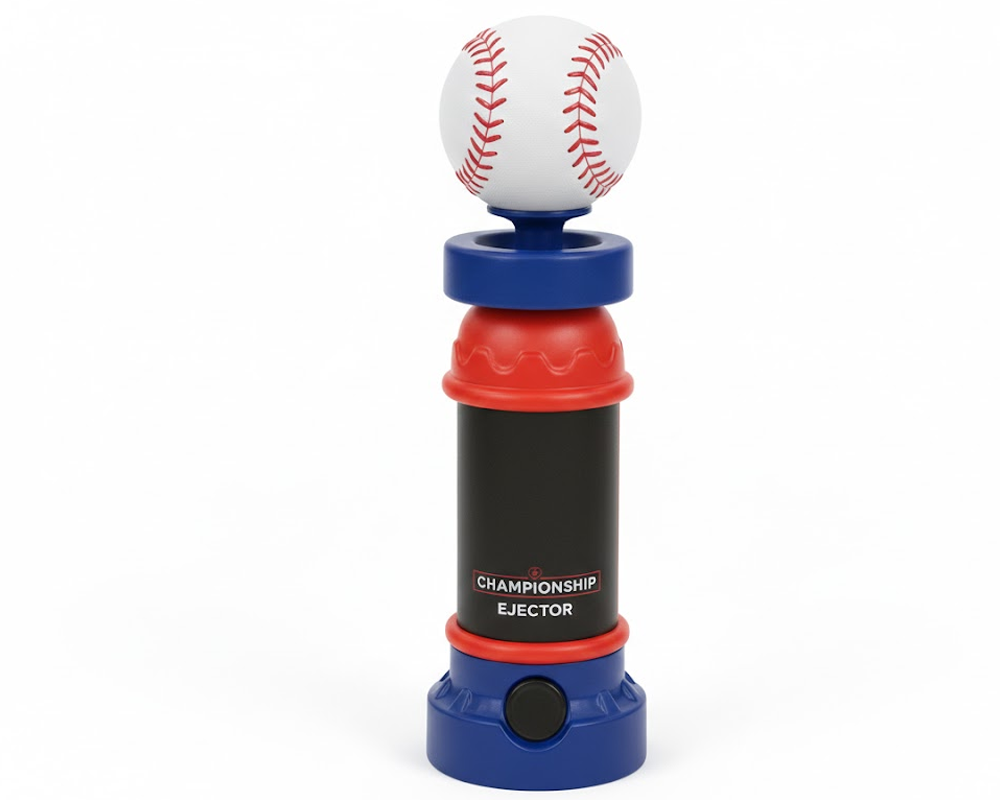 Baseball Set for Kids Retractable Pitching Machine Training Toy
