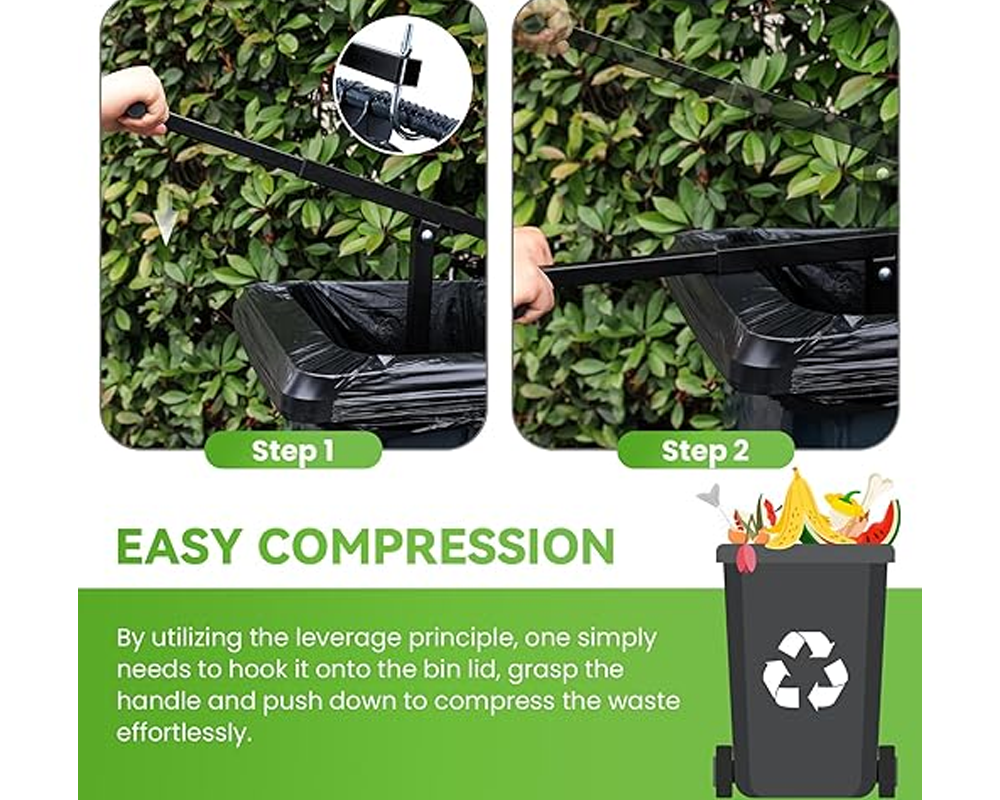 Touchless Manual Trash Compactor