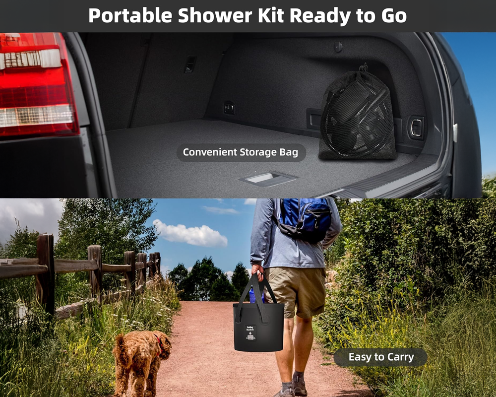 Camping Shower Kit