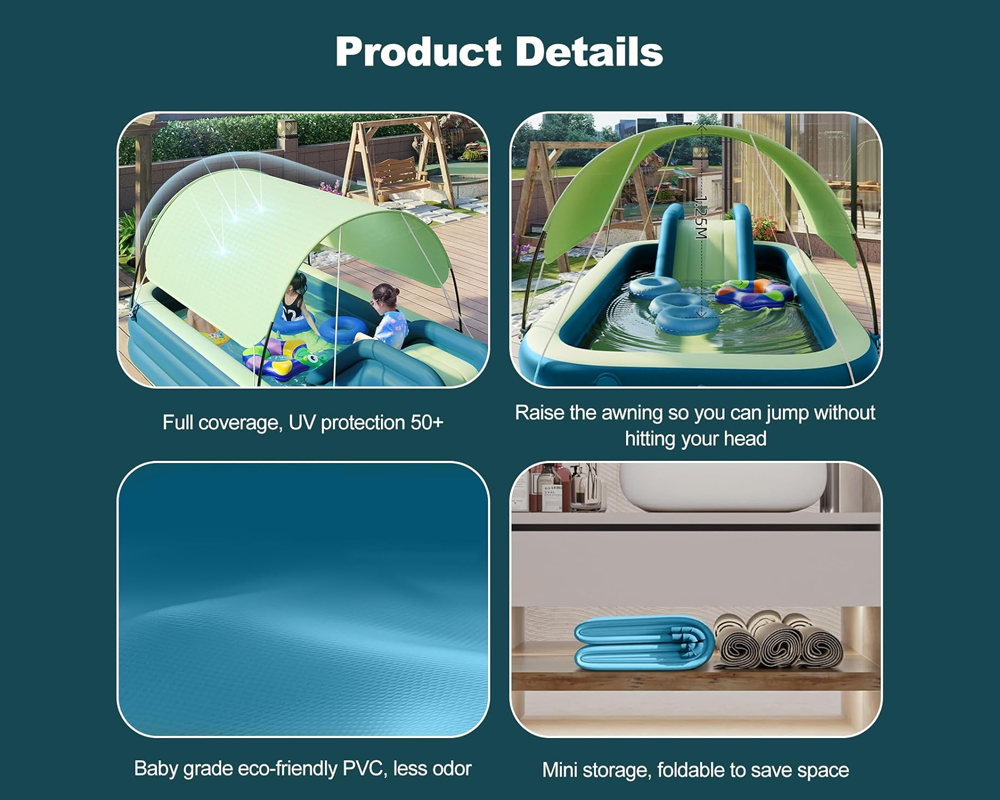 Family Pool with Canopy
