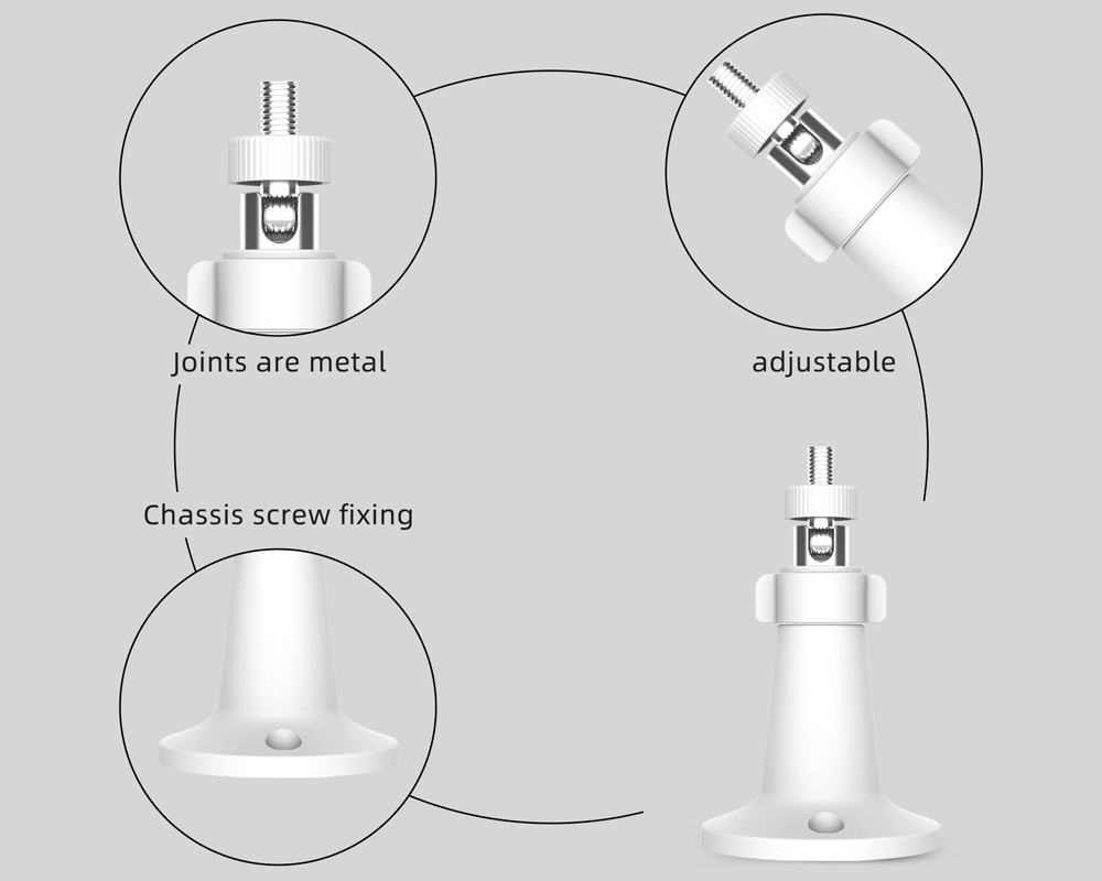 Adjustable Camera Mount for Arlo/eufy/Reolink Camera