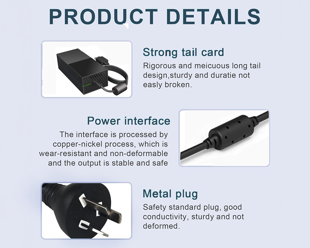 Charger for Xbox One Power Supply Brick Replacement Adapter