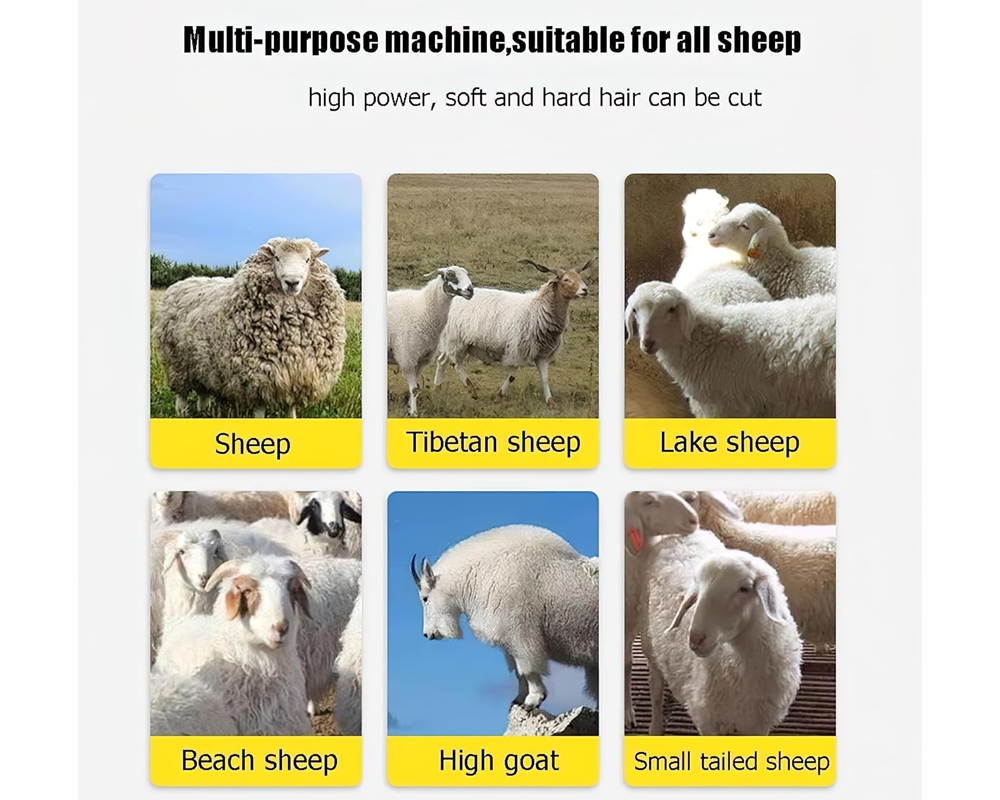 Electric Sheep Clippers Heavy Duty Livestock Hair Cutting Machine