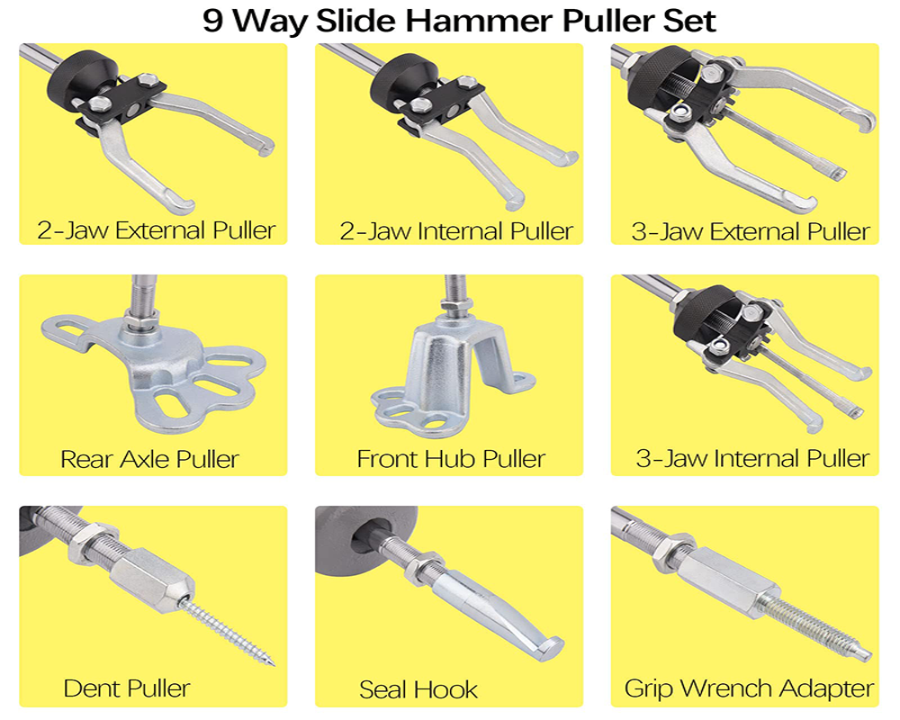 Universal Axle Puller Tool Kit