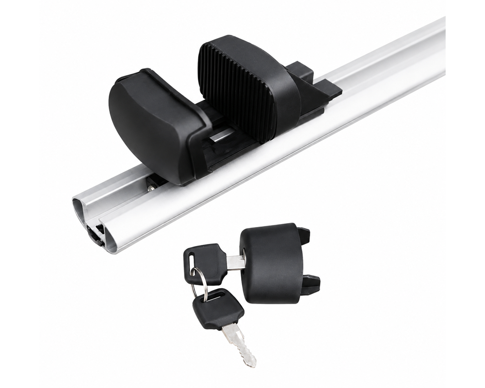 Universal Car Roof Rack Cross Bars Aluminium Roof Rack Set 75kg Silver