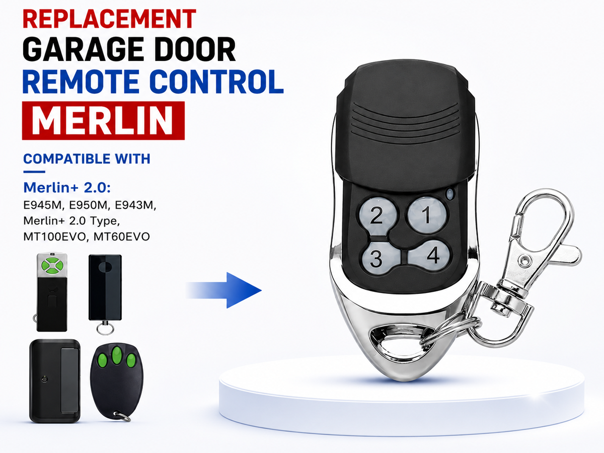 Merlin Plus 2.0 Garage Remote Replacement Garage Door Remote Control