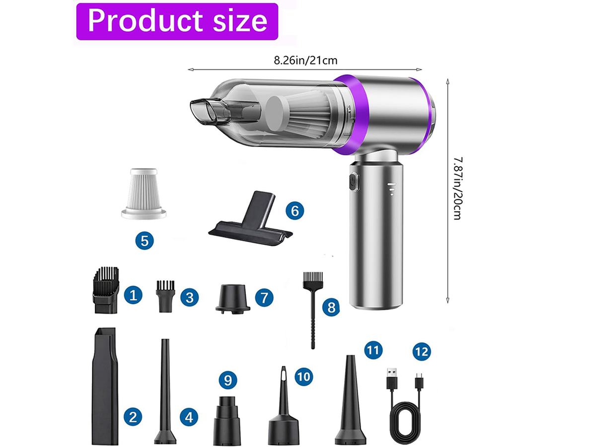 Cordless Electric Air Duster Wireless Portable Cleaning Machine