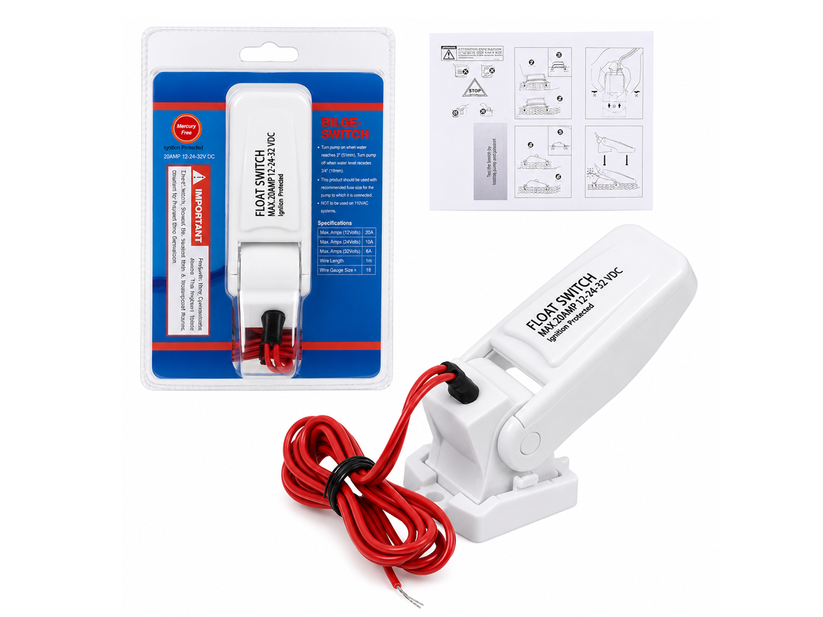 Marine Bilge Pump Float Switch Automatic DC Float Controller