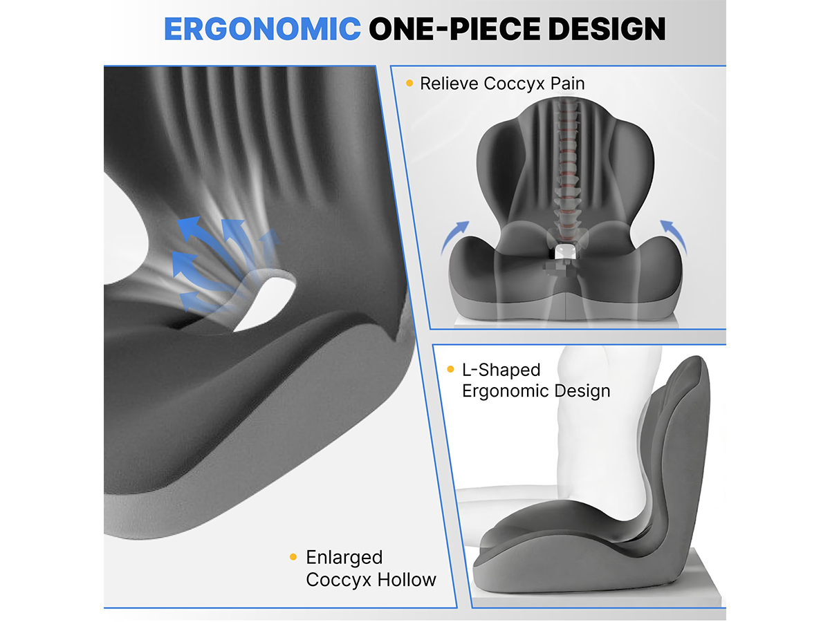 Memory Foam Seat Cushion Ergonomic Memory Foam Seat Cushion