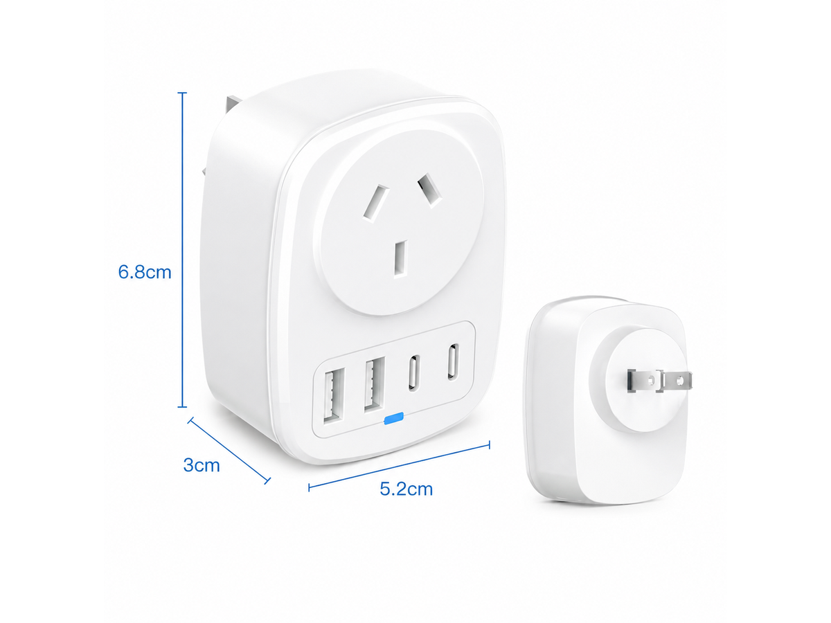 Japan Travel Adapter Portable Type A Double Plug Travel Adapter