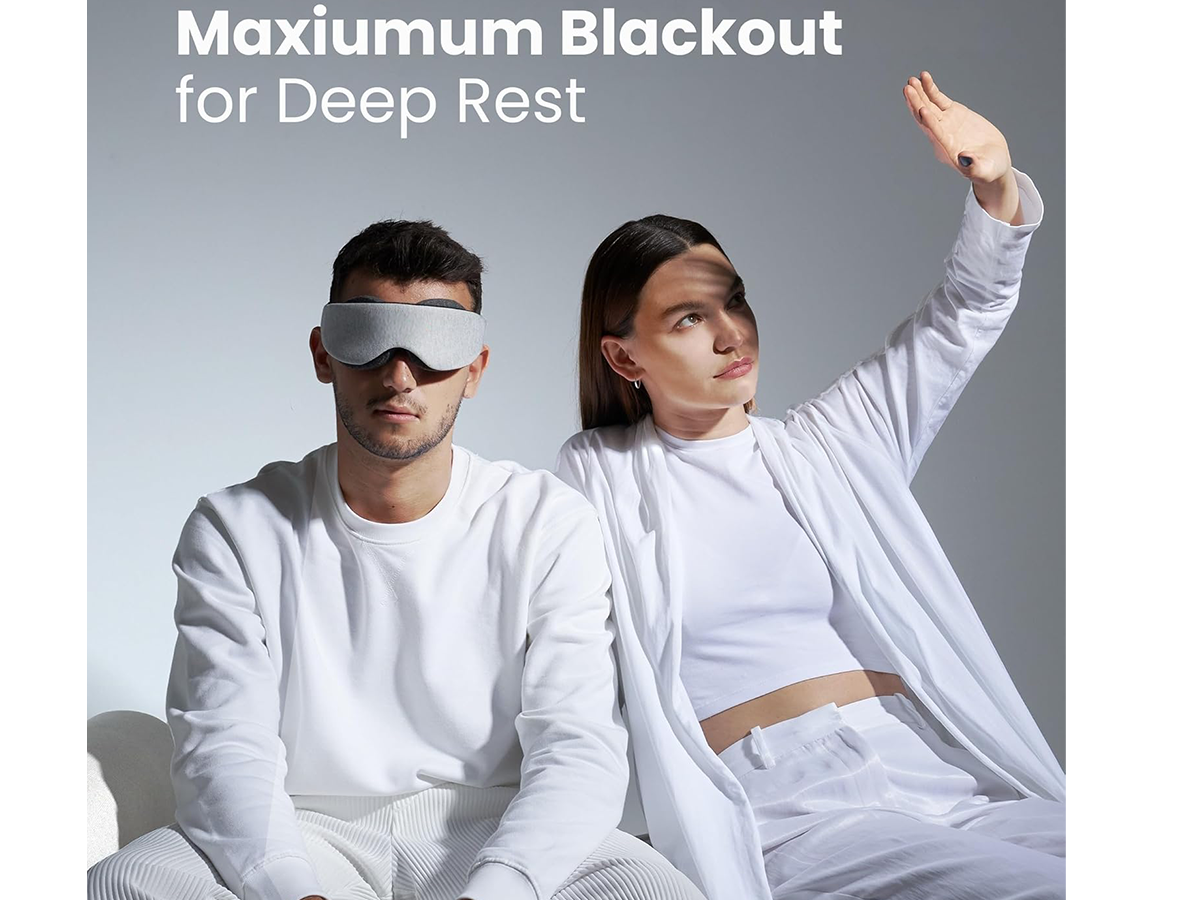 Blackout Sleep Eye Mask Adjustable Travel Sleep Mask
