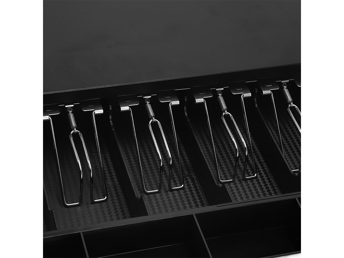 Automatic Cash Drawer with 5 Bill 8 Coin Compartments