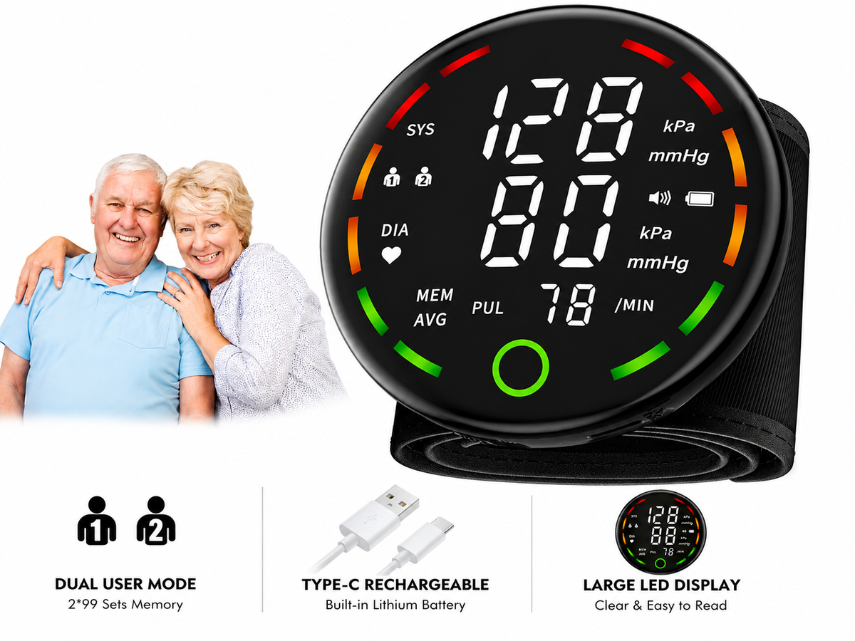 Wrist Blood Pressure Monitor