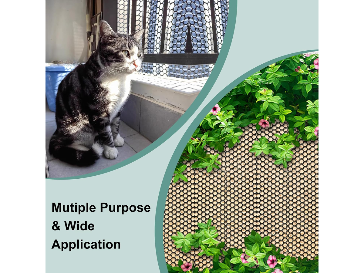 Plastic Wire Fencing Mesh Heavy Duty Garden & Poultry Barrier Netting