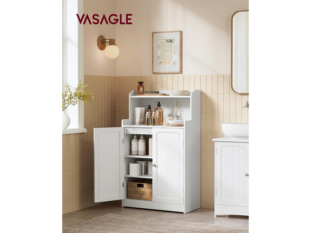 Freestanding Floor Cabinet Storage Cabinet with 2 Doors