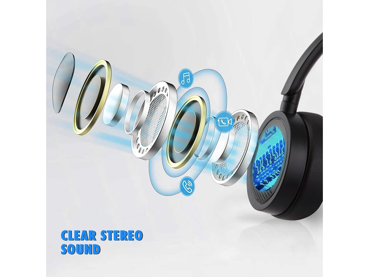 Computer Headset with Noise Cancelling Microphone