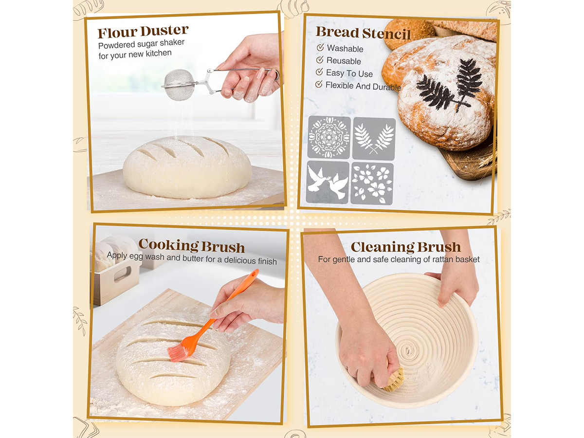 Sourdough Proofing Baskets Banneton Bowls