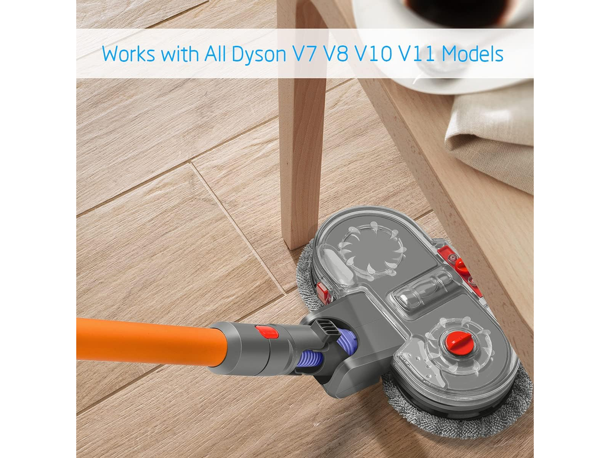 Dyson Electric Mop Head Attachment with 12 Washable Mop Pads