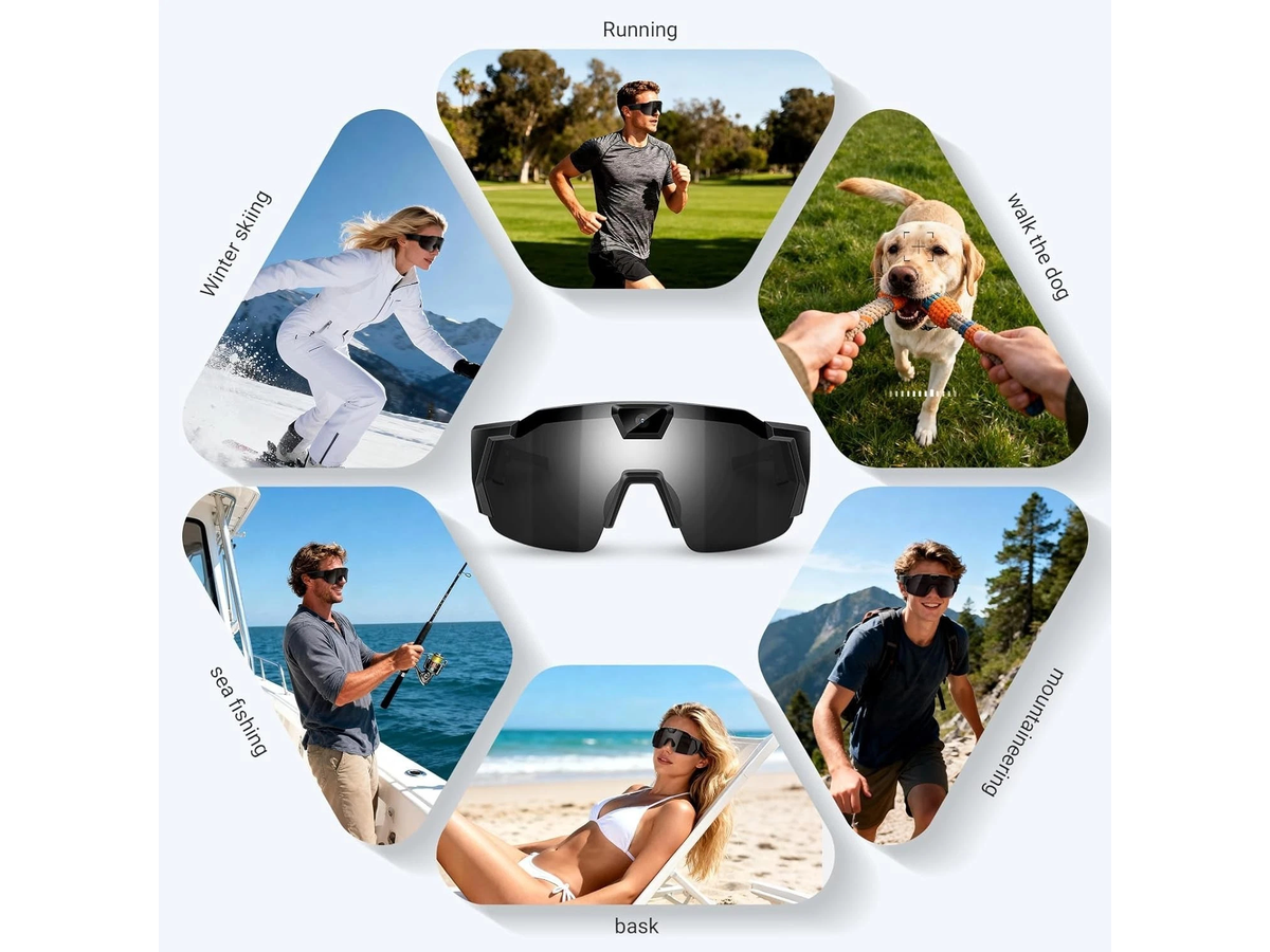 Smart Camera Glasses 1080P HD Video Recording