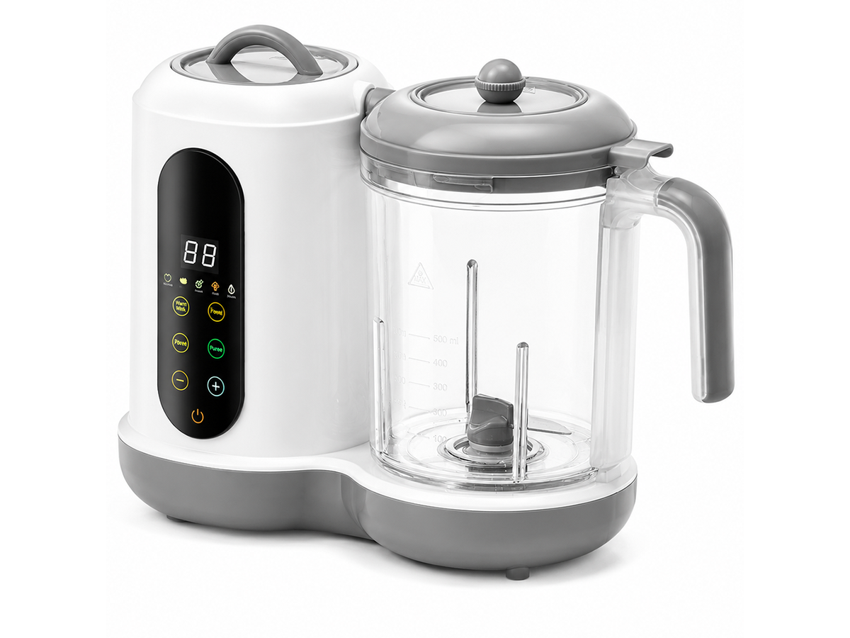 Food Processor Steam Cook Multifunction Blender Grinder with Bottle Warmer