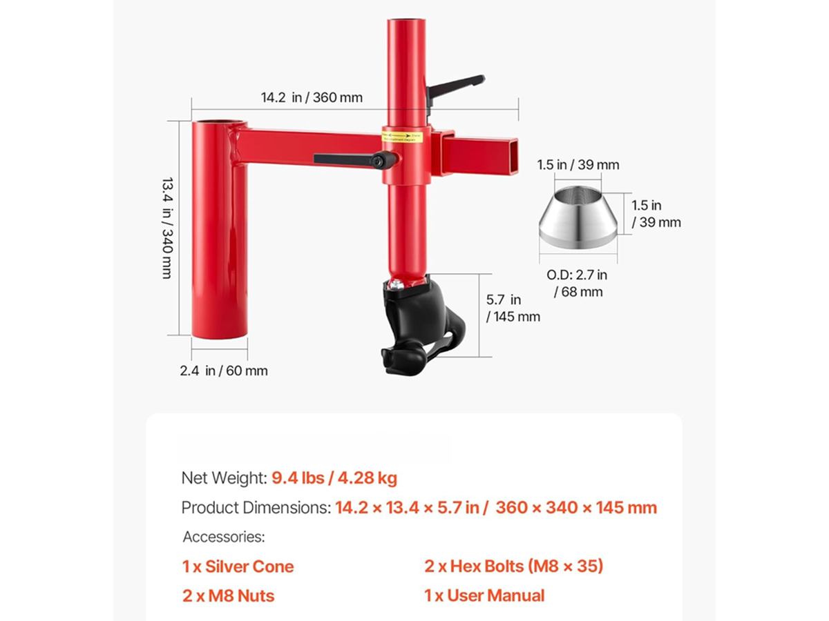 Manual Tyre Changer Machine Duck Head Kit