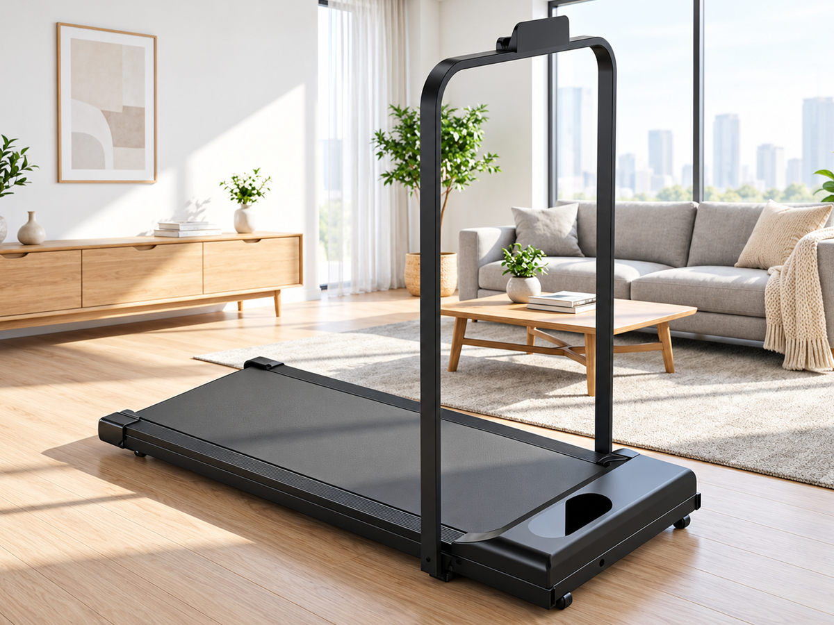 Walking Machine Treadmill 2.5HP 8% Incline 3 in 1 Compact Home Office Treadmill