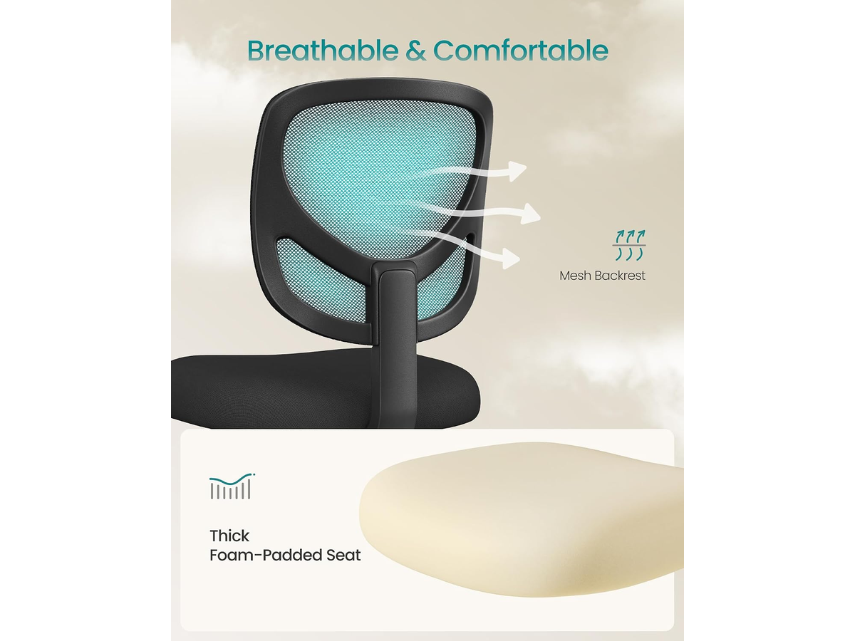 Ergonomic Drafting Chair with Footrest Ring