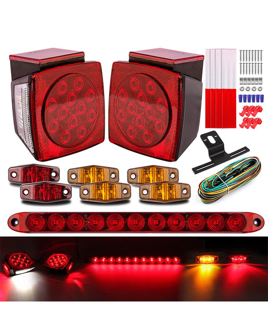 LED Trailer & Truck Tail Lights Kit