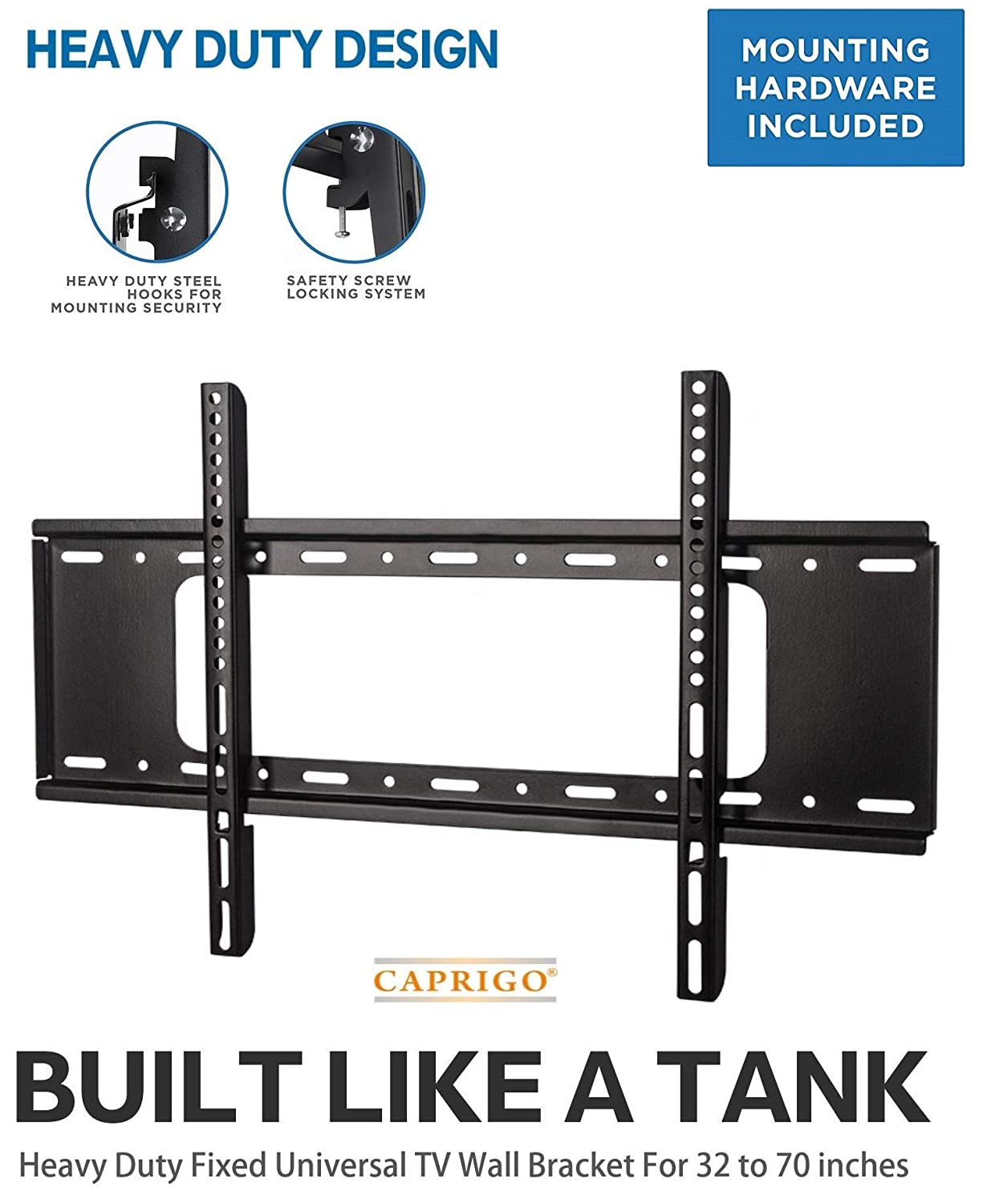 Ultra Low Profile Fixed TV Wall Mount for 26" - 55" TVs