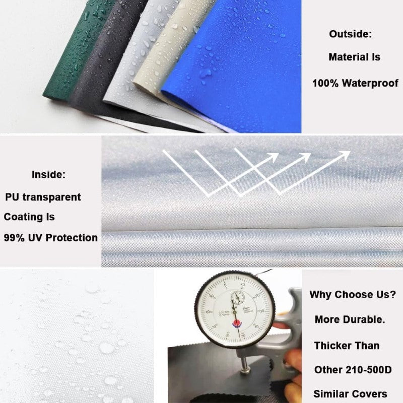 2.9x2.9 Gazebo Roof Cover Blue