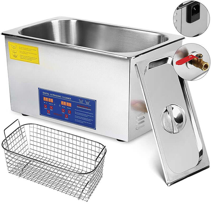 Ultrasonic Cleaner Stainless Steel with Digital Heater Timer (30L)