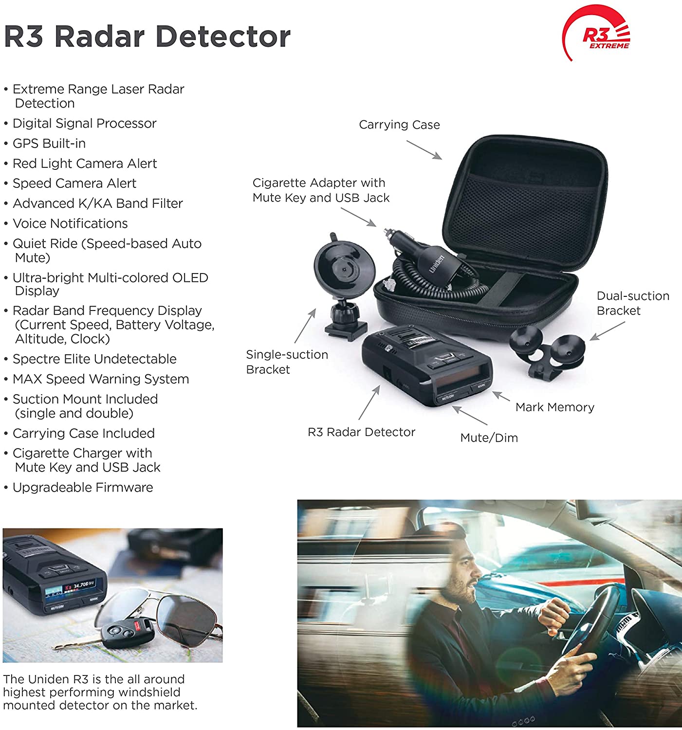 Uniden R3 Extreme Radar Detector